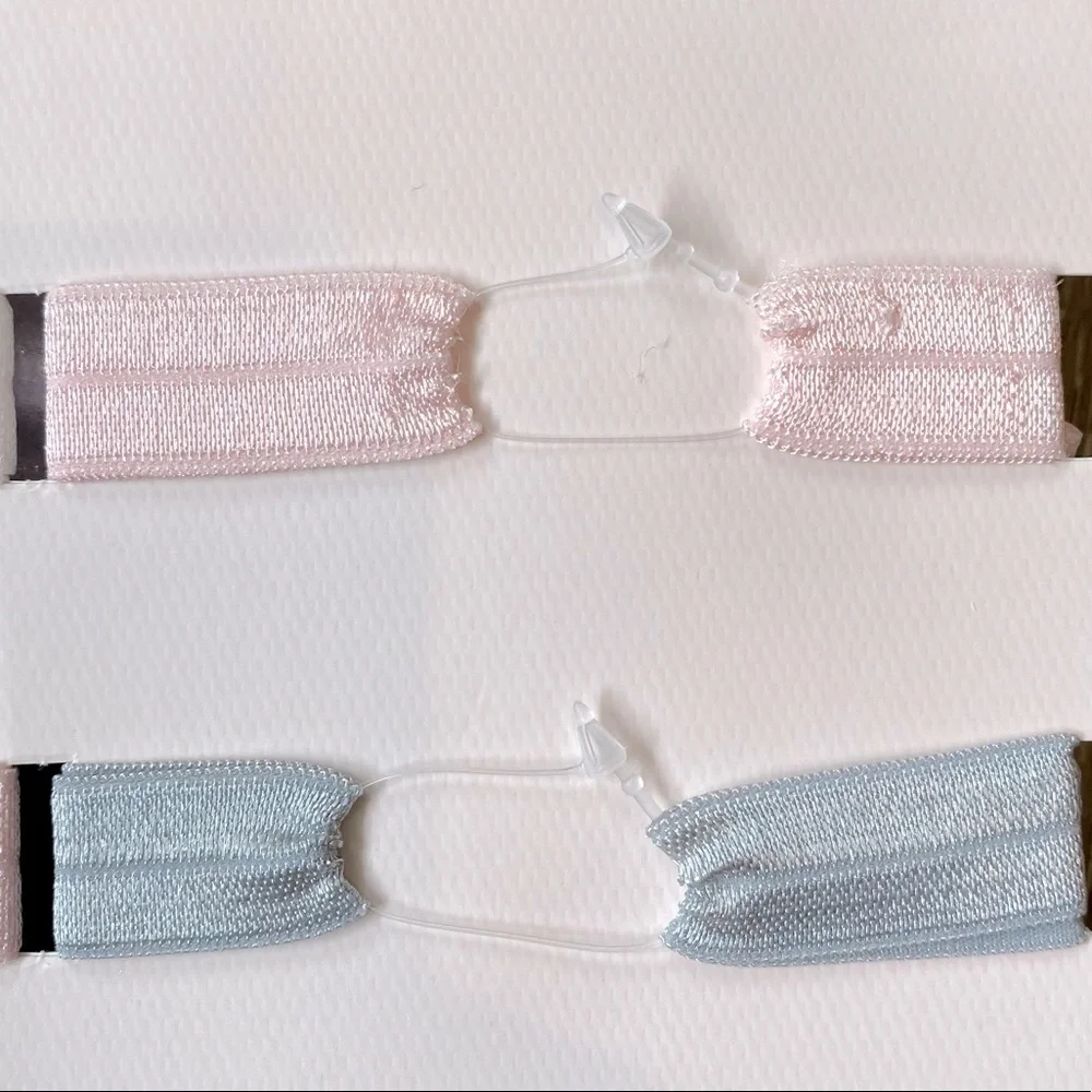 NEW! Bundle 10 Headbands With Bows Dainty Newborn Baby Pink Cream White Gray